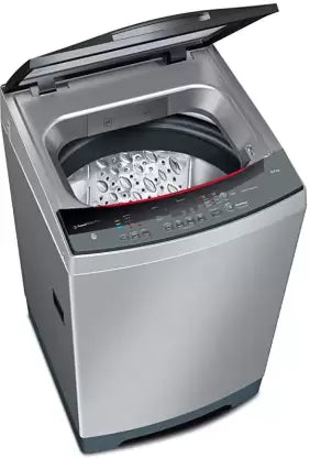 BOSCH 10 kg Fully Automatic Top Load Washing Machine Silver  (WOA106X2IN)