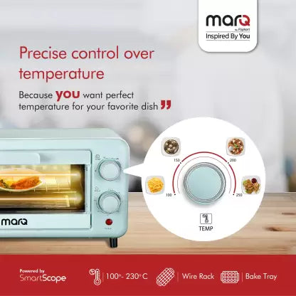 MarQ by Flipkart 11-Litre 11AOTMQBU Oven Toaster Grill (OTG) with Bake Tray  (Blue)(OPEN BOX)