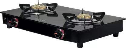 Singer SGS MF2GSAIBE Glass, Stainless Steel Automatic Gas Stove  (2 Burners)