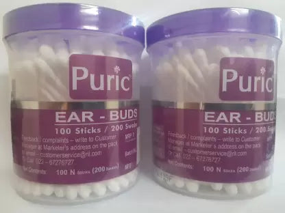 puric Cotton EAR-BUDS  (100 Units)