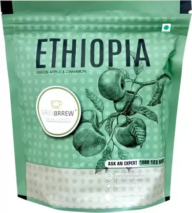 GreenBrrew Ethiopia Instant Coffee  (30 g, Green Apple, Cinnamon Flavoured)