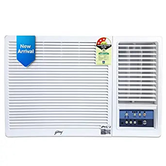 Godrej 1.5 Ton 3 Star, Turbo Mode, Window AC (Copper, Anti Corrosive Blue Fin, 2023 Model, AC 1.5T WFC 18UTC3-WWA Window, White)