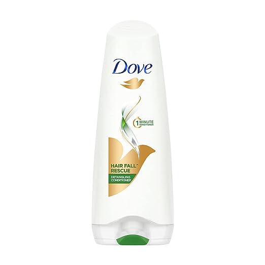 Dove Hair Fall Rescue Conditioner 175 ml, Hair Fall Control for Smooth, Frizz Free Hair - Deep Conditions Dry and Damaged Hair for Men & Women (OPEN BOX)
