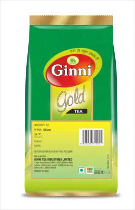 GINNI Gold Tea 500gms Black Tea Pouch  (500 g)