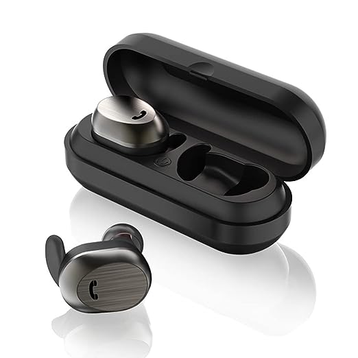 Varni B1980 Mini Woofer Wireless Twins Stereo in-Ear Headset (Black)