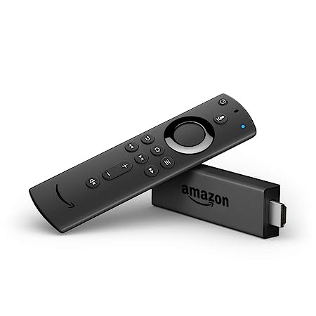 Fire TV Stick (2nd Gen), Certified Refurbished – Streaming media player with Alexa Voice Remote – Like new, backed with 1-year warranty