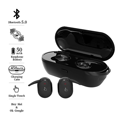 truke Fit 2 in-Ear True Wireless Bluetooth Headphones (TWS) with Mic (Black)