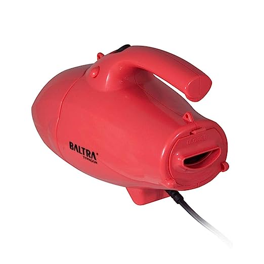 BALTRA Typhoon Handheld Vacuum Cleaner with Suction & Blower for Home Carpet Sofa 1000-Watt, red, Large