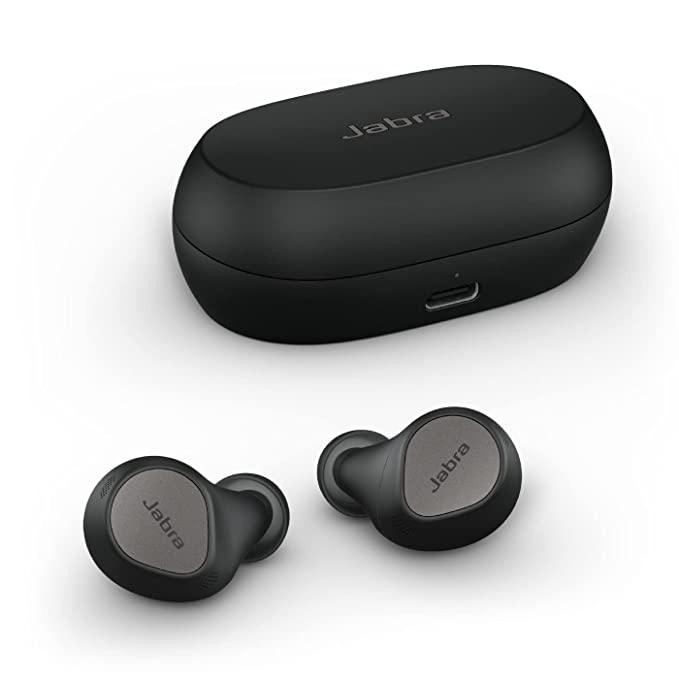 Jabra Elite 7 Pro in Ear Bluetooth Truly Wireless in Ear Earbuds with Mic, Active Noise Cancellation, Compact Design, MultiSensor Voice Tech - Titanium Black