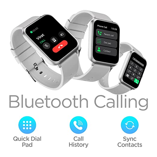 Fire-Boltt Ninja Call Pro Smart Watch Dual Chip Bluetooth Calling, 1.69