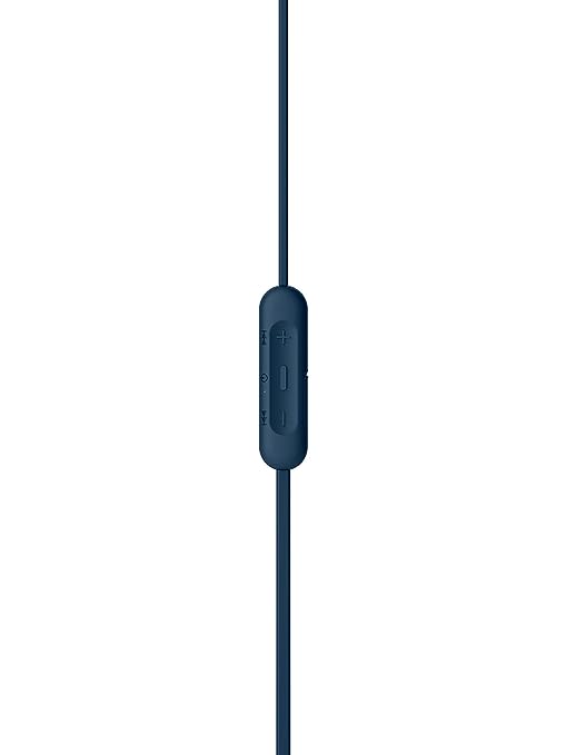 Sony WI-XB400 Wireless Extra Bass in-Ear Headphones with 15 hrs Battery, Quick Charge, Magnetic Earbuds, Tangle Free Cord, BT Ver 5.0, Work from Home,Bluetooth Headset with Mic for Phone Calls (Blue)