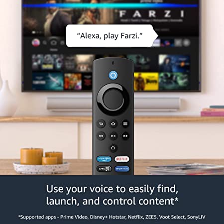 Fire TV Stick Lite with all-new Alexa Voice Remote Lite (no TV controls), HD streaming device