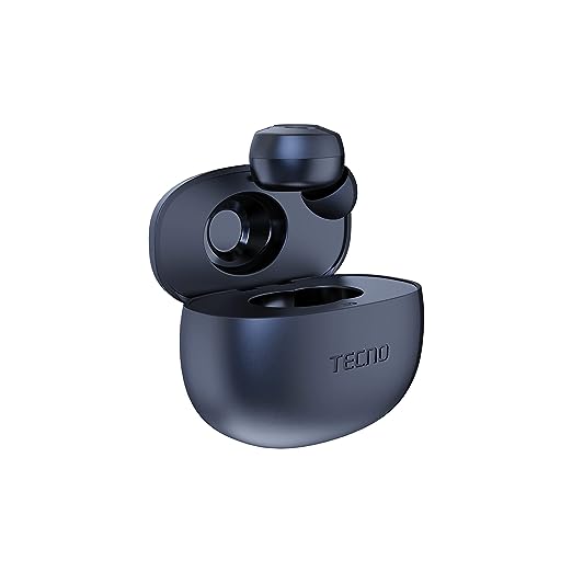 Tecno Ace-A3 | 30 Hours Standby Time | Bluetooth Truly Wireless in Ear Earbuds BT 5.0 | Light Weight | Splash Proof, with mic, Black