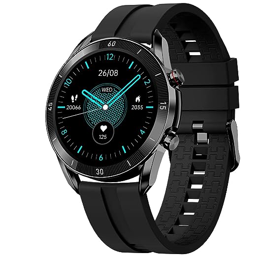 Fire-Boltt Almighty Bluetooth Calling, Voice Assistant Smartwatch (Black), Free Size