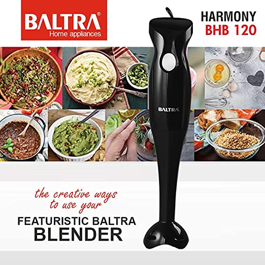 Baltra Harmony 250-Watt Hand Blender BHB-120 (ISI Certified, 2year warranty with Doorstep Service)