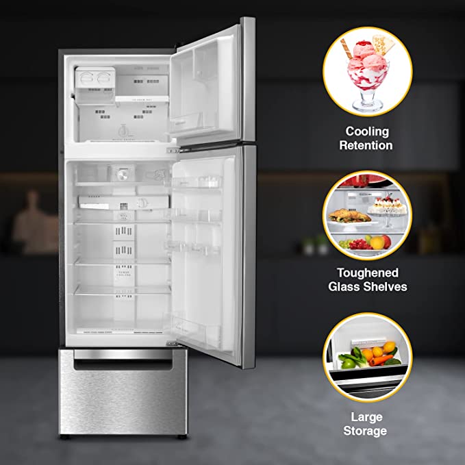 Whirlpool 240 L Frost Free Multi-Door Refrigerator(FP 263D Protton Roy, Alpha Steel)