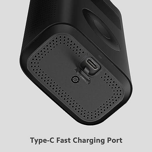 Xiaomi 150 PSI Portable Electric Tyre Air Pump for Car & Bike | Digital Display | 5 Air Fill Modes | LED Light |Type C(Black)