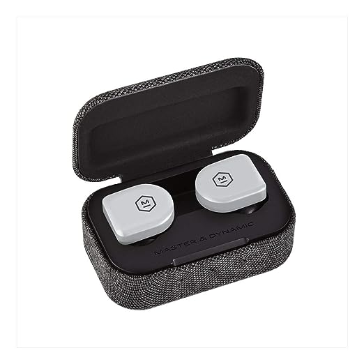 MASTER & DYNAMIC MW07 Go Truly Wireless Bluetooth in Ear Earphone with Mic (Stone Grey)