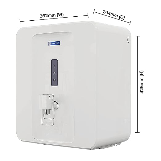 Blue Star Excella 6 L RO + UV + UF Water Purifier, White, EX5WHAM01