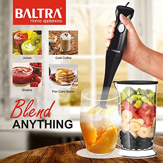 Baltra Harmony 250-Watt Hand Blender BHB-120 (ISI Certified, 2year warranty with Doorstep Service)