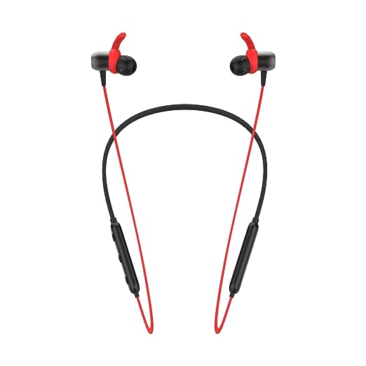 GIONEE Trance 103 Wireless in Ear Neckband Headphone with Mic (Red)