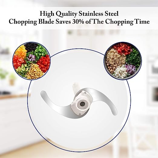 Inalsa Easy Chop 250W Electric Mini Chopper, White