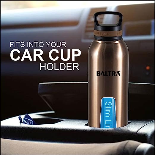 BALTRA Frisky Thermosteel Hot and Cold Water Bottle Stainless Steel Sports Vacuum Flask 750ml, Blue