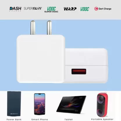 OnePlus 65 W  Multiport Mobile 65W SUPER VOOC/FLASH/WRAP/DART FAST CHARGE