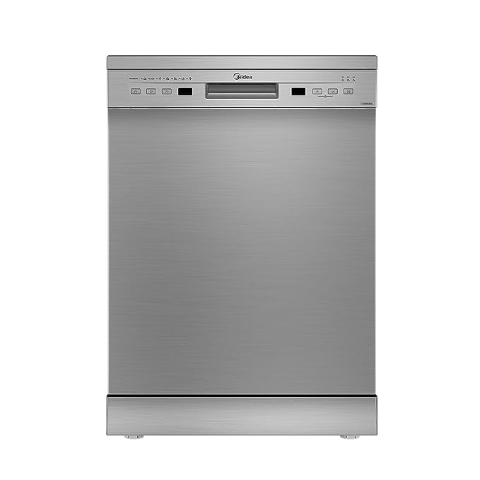 Midea 13 Place Setting Standard Dishwasher (WQP12-5201F, Silver)(OPEN BOX)