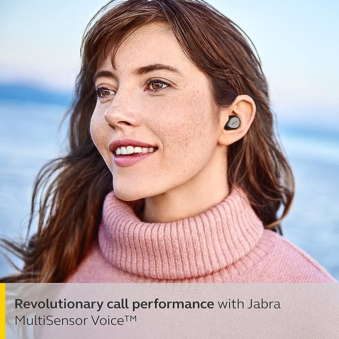 Jabra Elite 7 Pro in Ear Bluetooth Truly Wireless in Ear Earbuds with Mic, Active Noise Cancellation, Compact Design, MultiSensor Voice Tech - Titanium Black