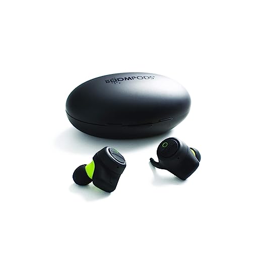 Boompods BoomBuds Truly Wireless Bluetooth in Ear Earphone with Mic (Black)