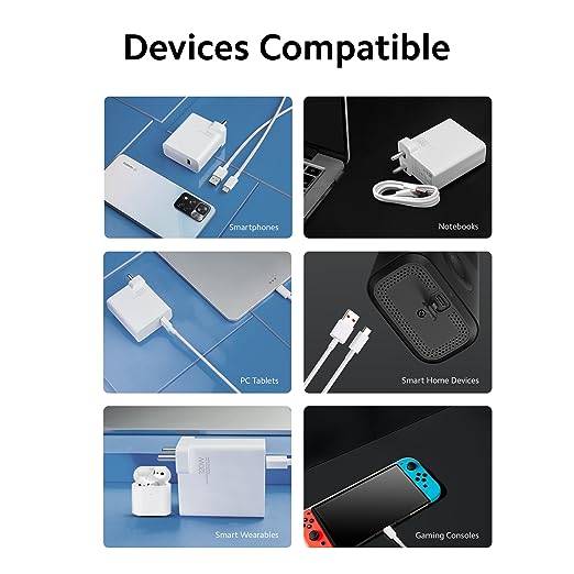 Mi Xiaomi 120W HyperCharge Adapter Combo|Laptops, Tablets & Mobile Charger|(Adapter + USB to Superfast 6A Type C Cable)|Compatible with Redmi Note 12 Series, Mi 11 Hyper Charge, Mi 11T & Mi 12pro