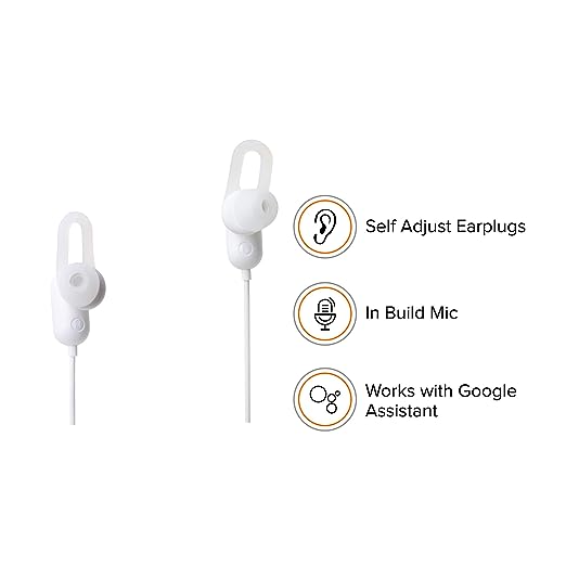 MI Sports Bluetooth Earphones Wireless in Ear Earphones with mic White