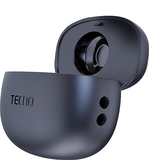 Tecno Ace-A3 | 30 Hours Standby Time | Bluetooth Truly Wireless in Ear Earbuds BT 5.0 | Light Weight | Splash Proof, with mic, Black