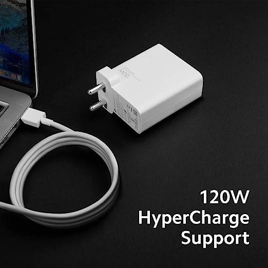 Mi Xiao USB Type C Hypercharge Cable 6A 100Cm Sturdy and Durable Black Supports 120W Hypercharging, Compatible with Smartphone, Hreadphone, Laptop