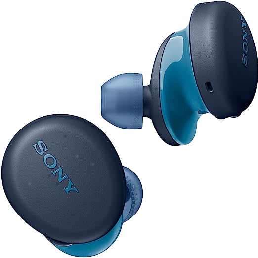 Sony WF-XB700 Bluetooth Truly Wireless in Ear Earbuds with Mic Extra Bass with 18 Hours Battery Life for Phone Calls, Quick Charge, Ver 5.0 (Blue)