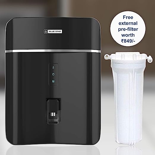 Blue Star Opulus RO+UV+UF+AMI Water Purifier, 8L, Black, OP5BSAM01