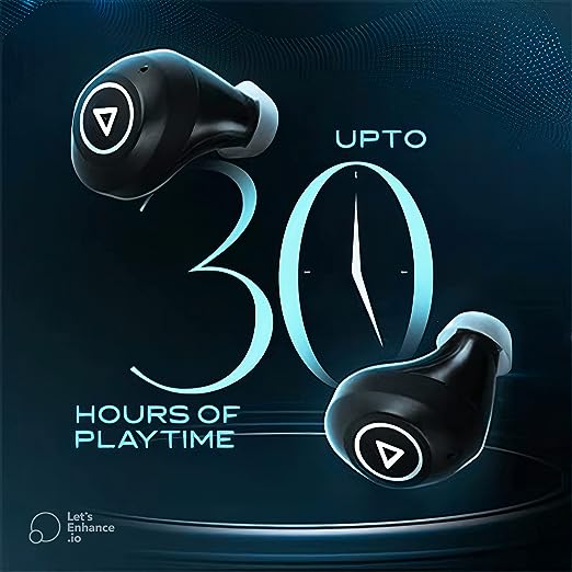 Hungama HiLife Bounce 101 Bluetooth Truly Wireless in Ear Earbuds with Mic with 60 Hours Playtime and 1 Year Free Subscription for Hungama Play & Hungama Music