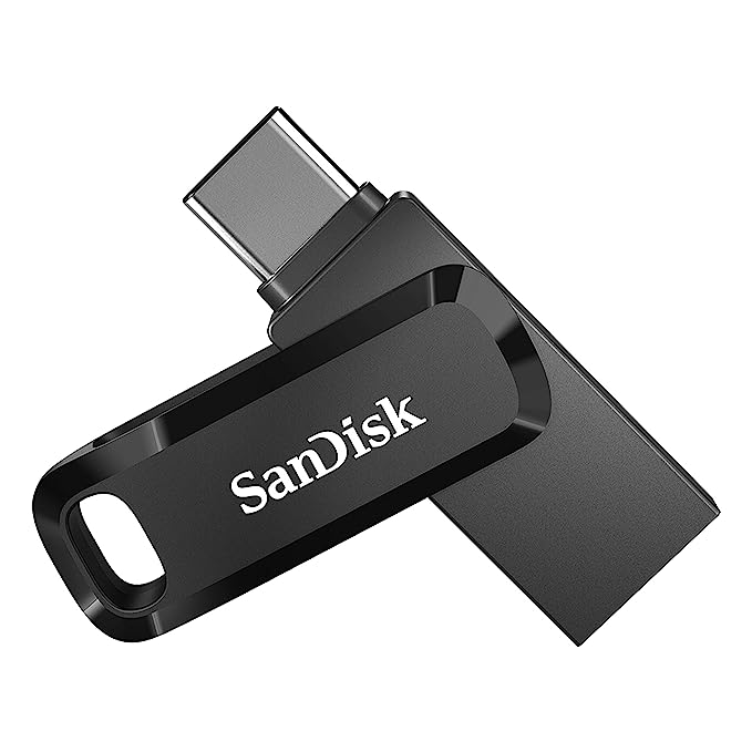SanDisk Ultra Dual Drive Go 256GB USB Type C Pendrive for Mobile (5Y - SDDDC3-256G-I35, Black)