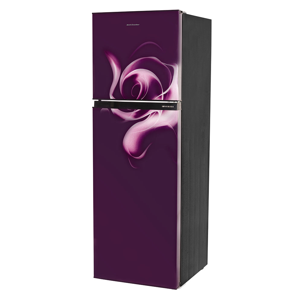 Kelvinator 272 litres 3 Star Double Door Refrigerator, Purple Red KRF-B290PRV(OPEN BOX)