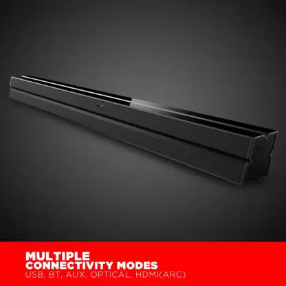 boAt Aavante Bar 1300 60 W Bluetooth Soundbar  (Premium Black, 2.0 Channel)