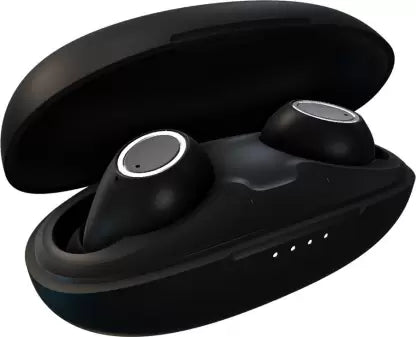 Bazzpod BEAN Bluetooth Headset  (Matte Black, True Wireless)