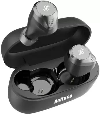 Boltune BT-BH029 True wireless stereo Earbuds tws bluetooth headphone Bluetooth Headset  (Black, True Wireless)