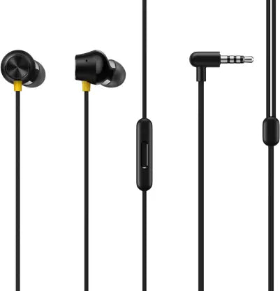 realme Buds 2 Neo With HD Mic Wired Headset  (Black, In the Ear)