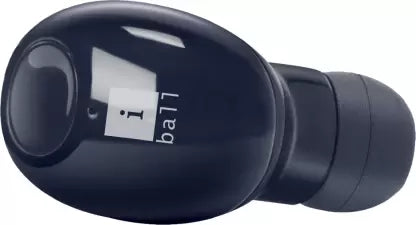 iball Nano Earwear Ring-dock B9 Bluetooth Headset  (Black, In the Ear)