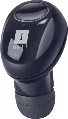 iball Nano Earwear Ring-dock B9 Bluetooth Headset  (Black, In the Ear)