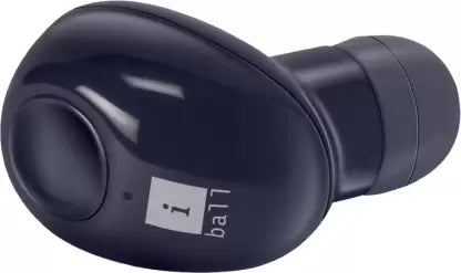 iball Nano Earwear Ring-dock B9 Bluetooth Headset  (Black, In the Ear)