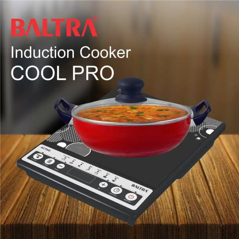 Baltra BIC- 123 Induction Cooktop  (Black, Push Button)