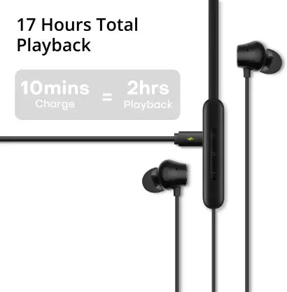 DIZO by realme TechLife Wireless Bluetooth Headset  (Black, In the Ear)