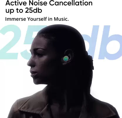 DIZO by realme TechLife GoPods Neo with Active Noise Cancellation(ANC) Bluetooth Headset  (Aurora, True Wireless)